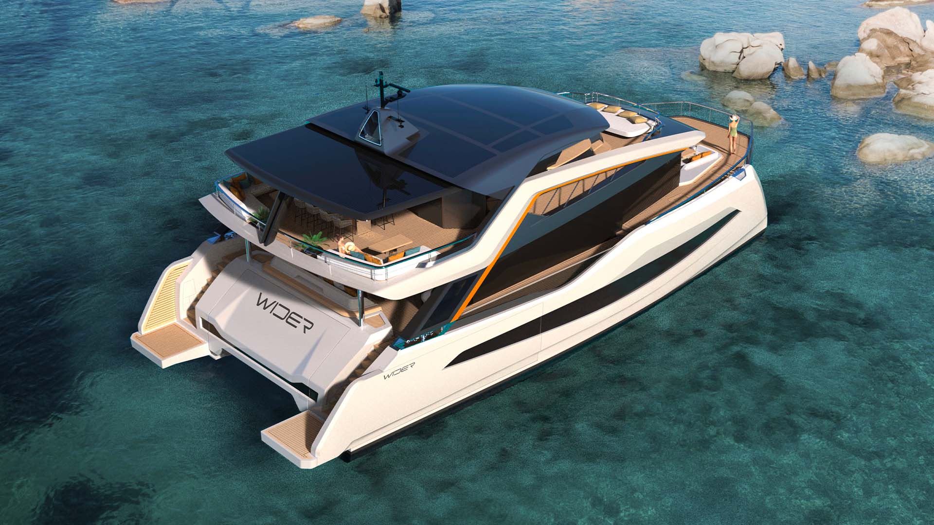 power catamaran hybrid